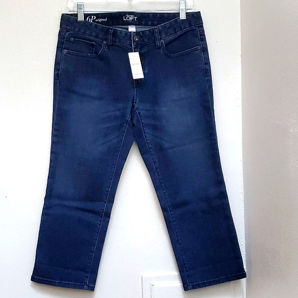 Blue Demin Jeans Ann Taylor LOFT Blue Denim Jeans Size 6P